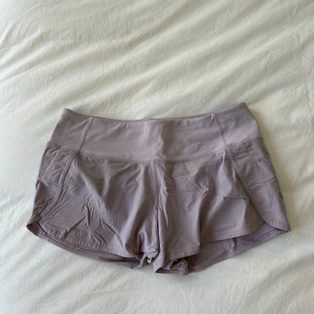 Lululemon Speed Up High-Rise Lined Short in Lilac - Size 6